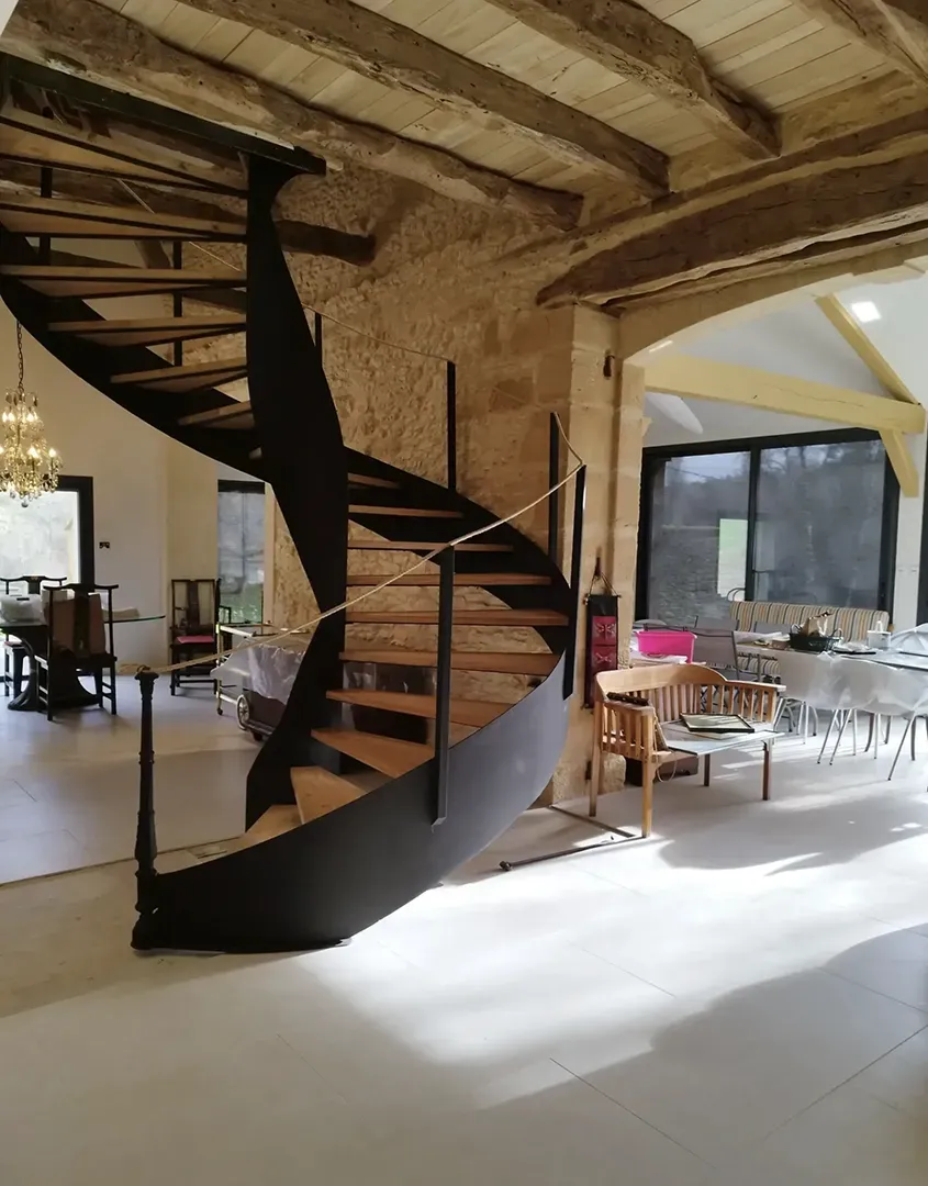 Escalier pierre